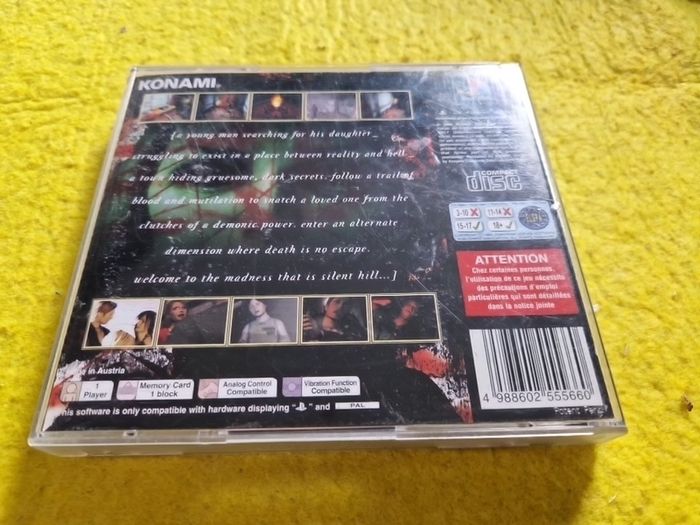 Silent Hill PlayStation1 Ps1 PlayStation2 Ps2 Games Original