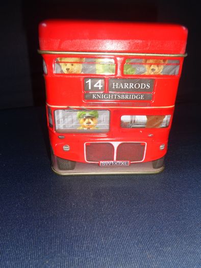 "Harrods" London Bus Metal Money Box for Sale