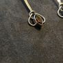925 Sterling Silver Garnet Celtic Knot Earrings Image 3