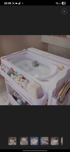 Babylo  Savanah changing table and Bath
