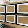 Ikea Gallery Wall, 6 black frames Image 3