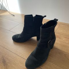 ecco black womens ankle boots size 38