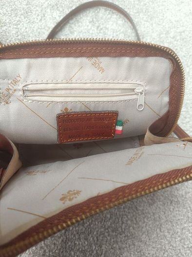 Italian Genuine Leather Crossbody Bag Brand New / Never Used