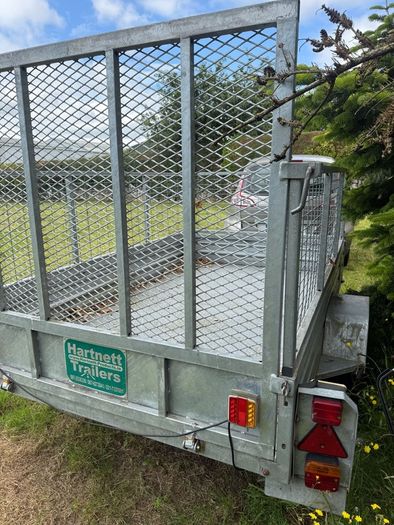 Hartnett 8x5 Heavy Duty Galvanised Mesh Trailer