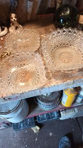 pressed glass set