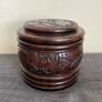 Vintage handcarved ebony wood coasters Image 4