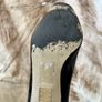 Vintage Carl Scarpa Black Leather Heels Size 37.5 Image 6