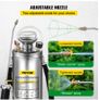 BRAND NEW 12L Hand Powered Sprayer Stainless Steel Watering Spraying Sprinkling Atomizer Pump Home Ground Garden Cleaning Sprayer Image 6
