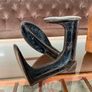 Cobblers Anvil Vintage Cast Iron Shoe Last Book End Door Stop Heavy Prop Image 9