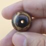 Vintage Agate Carnelian Amulet Beads Lot of 2 Rare Pattern Pieces Image 7