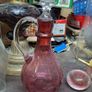 Vintage Fenton Cranberry Cruet Image 2