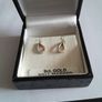 ladies 9ct gold earrings Image 5