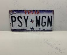 Kill Bill Chevy Silverado PSY WGN Replica Movie American License Plate Texas