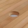 Garden Table 180x90x75 cm Solid Teak Wood Image 2