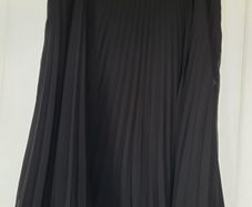 Black pleated skirt