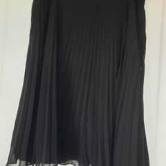 Black pleated skirt