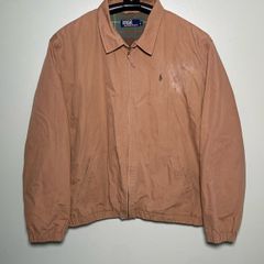 Ralph Lauren Polo Mens Tan Bomber Style Jacket Size XL