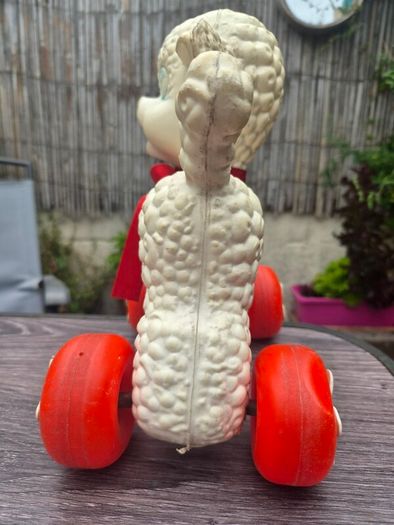 tara toys pull along lamb toy