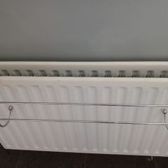 Chrome Towel Rail, hangs off radiator