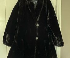Faux fur coat XXL