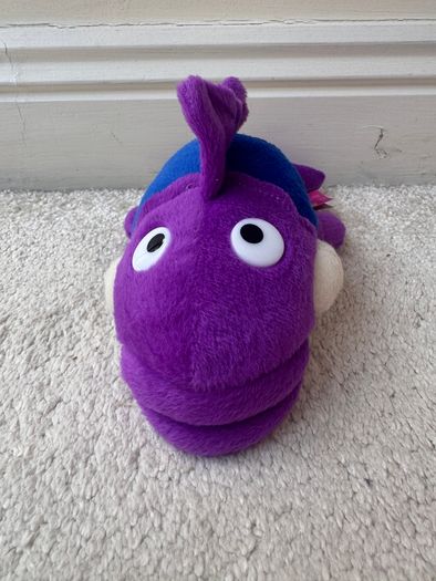 Fiesta The Fish Philosophy Pete The Perch Purple Plush Fish approx. 20 cm. long Used Please see photos