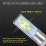 2Pcs H1 H3 LED Bulb Super Bright 12 3535SMD Car Fog Lights 12V 24V 6000K White Driving Day Running Lamp Auto Image 2