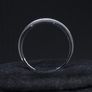 Vintage 9ct White Gold Diamond Set Ring Size 56 Image 5