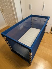 IKEA FLITIG Baby Cot / Toddler Bed with Mattress