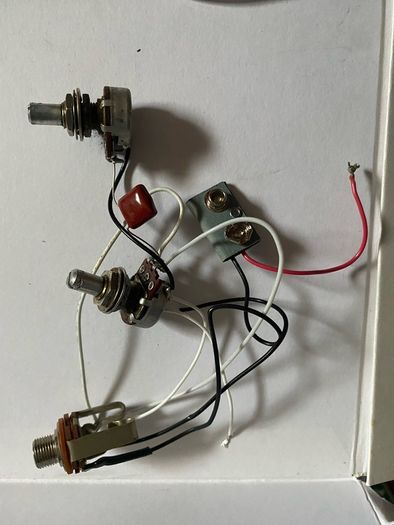active pickups 2 potentiometers Wiring harness set