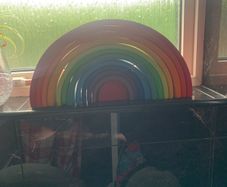 Grimms 12 piece wooden Rainbow - Large