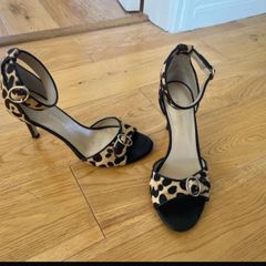 Leopard print high heels size 4.5
