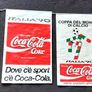Coca Cola Italia 1990 rare banner Image 2