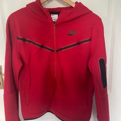 Nike red tracksuit top