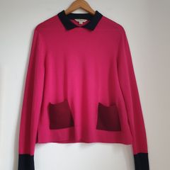 Lk Bennett Wool Top/jumper Size L