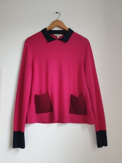 Lk Bennett Wool Top/jumper Size L