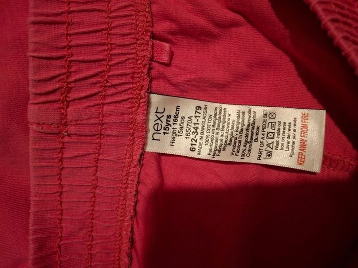 5 pairs of pajamas