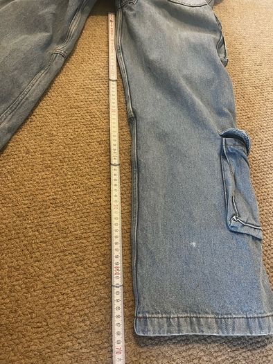 Cargo Denim Jeans with Waist Extenders age 11-12