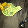 Beautiful Old Wade Ceramic Pipe Stand with a German Shepherd dog figurine Pipe Included, Postage Available Image 4
