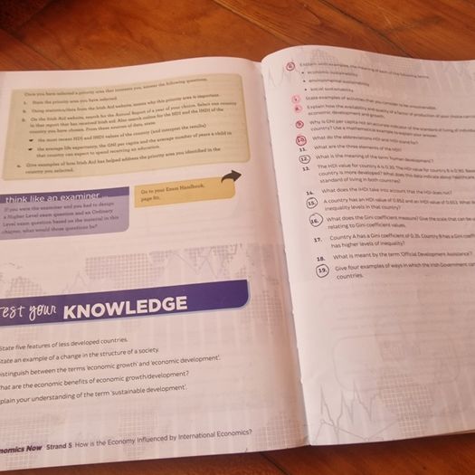 Leaving Cert  Economics
