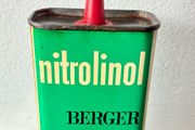 Vintage 1960's Nitrolinol Berger Gun Oil Tin