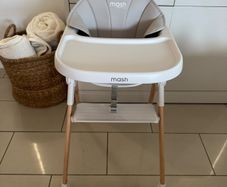 MASH highchair bundle - white