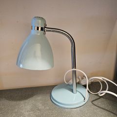 Retro Style Pastel Duck Egg Blue Gooseneck Desk Lamp / Adjustable Task Light