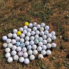 65 assorted golf balls