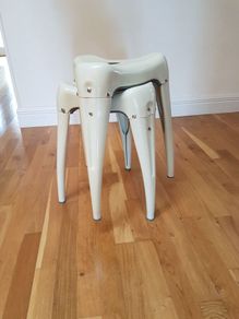 Pair of Vintage Yasu Sasamoto Stacking Stools