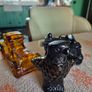 3 Vintage Mid Century Avon men's aftershave bottles x3 Image 10