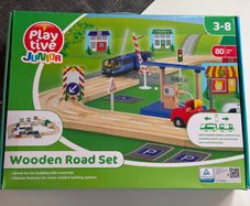 Playtime Junior Wooden Road Set