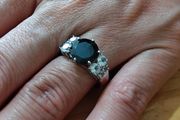 Sterling Silver Ring - Size Q - Stamped for Silver (S24)