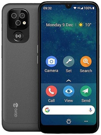 Doro 8100 Senior Phone 32GB Grey Unlocked (Cracked Screen) Works Perfect Grey