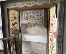Antique Iron Fireplace