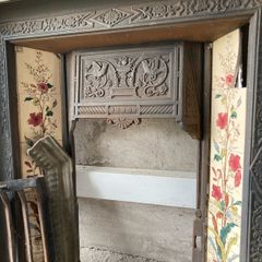 Antique Iron Fireplace